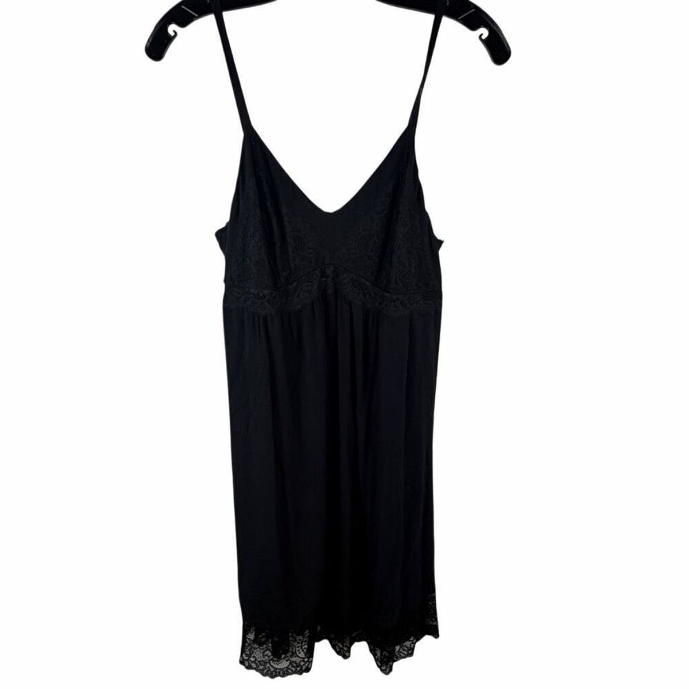 Soma black chemise night dress - size m
